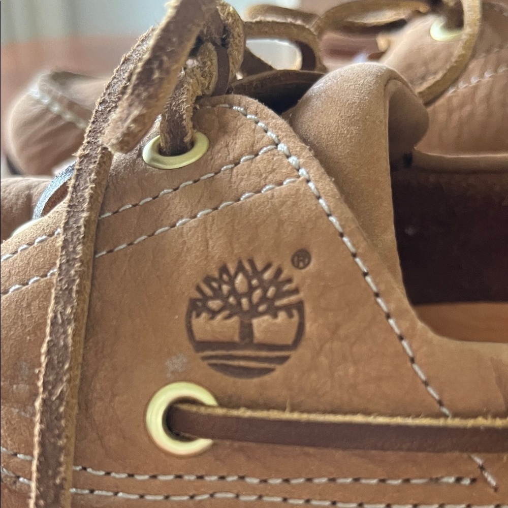 Timberland Tan Suede Topsiders US 12 UK 12.5 EU 47.5 - Picture 2 of 10